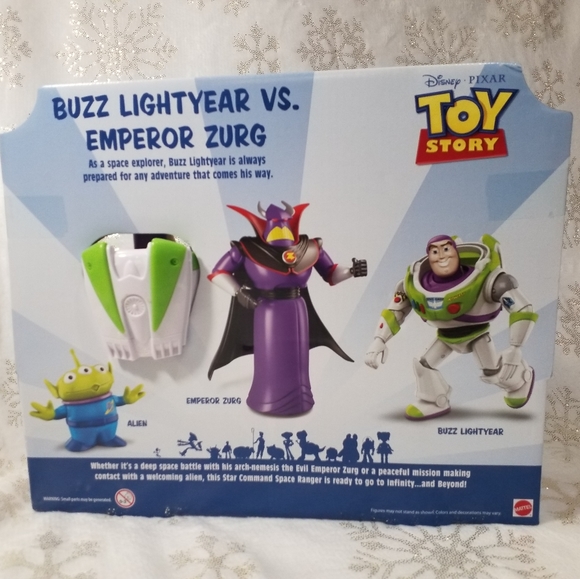 TOY STORY 4 BUZZ LIGHTYEAR VS EMPEROR ZURG & ALIEN - Picture 5 of 6